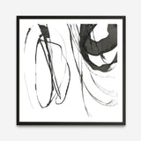 Shop Black Streaks I (Square) Art Print a painted abstract themed wall art print from The Print Emporium wall artwork collection - Buy Australian made fine art painting style poster and framed prints for the home and your interior decor room, TPE-PC-PG284-AP