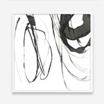 Shop Black Streaks I (Square) Art Print a painted abstract themed wall art print from The Print Emporium wall artwork collection - Buy Australian made fine art painting style poster and framed prints for the home and your interior decor room, TPE-PC-PG284-AP