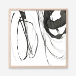 Shop Black Streaks I (Square) Art Print a painted abstract themed wall art print from The Print Emporium wall artwork collection - Buy Australian made fine art painting style poster and framed prints for the home and your interior decor room, TPE-PC-PG284-AP