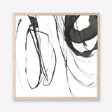 Shop Black Streaks I (Square) Art Print a painted abstract themed wall art print from The Print Emporium wall artwork collection - Buy Australian made fine art painting style poster and framed prints for the home and your interior decor room, TPE-PC-PG284-AP