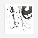 Shop Black Streaks I (Square) Art Print a painted abstract themed wall art print from The Print Emporium wall artwork collection - Buy Australian made fine art painting style poster and framed prints for the home and your interior decor room, TPE-PC-PG284-AP