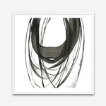 Shop Black Streaks II (Square) Art Print a painted abstract themed wall art print from The Print Emporium wall artwork collection - Buy Australian made fine art painting style poster and framed prints for the home and your interior decor room, TPE-PC-PG285-AP