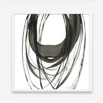Shop Black Streaks II (Square) Art Print a painted abstract themed wall art print from The Print Emporium wall artwork collection - Buy Australian made fine art painting style poster and framed prints for the home and your interior decor room, TPE-PC-PG285-AP