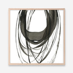 Shop Black Streaks II (Square) Art Print a painted abstract themed wall art print from The Print Emporium wall artwork collection - Buy Australian made fine art painting style poster and framed prints for the home and your interior decor room, TPE-PC-PG285-AP