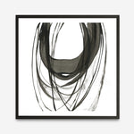 Shop Black Streaks II (Square) Art Print a painted abstract themed wall art print from The Print Emporium wall artwork collection - Buy Australian made fine art painting style poster and framed prints for the home and your interior decor room, TPE-PC-PG285-AP
