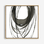 Shop Black Streaks II (Square) Canvas Print a painted abstract themed framed canvas wall art print from The Print Emporium artwork collection - Buy Australian made fine art painting style stretched canvas prints for the home and your interior decor space, TPE-PC-PG285-CA-40X40-NF