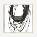 Shop Black Streaks II (Square) Canvas Print a painted abstract themed framed canvas wall art print from The Print Emporium artwork collection - Buy Australian made fine art painting style stretched canvas prints for the home and your interior decor space, TPE-PC-PG285-CA-40X40-NF