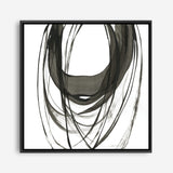 Shop Black Streaks II (Square) Canvas Print a painted abstract themed framed canvas wall art print from The Print Emporium artwork collection - Buy Australian made fine art painting style stretched canvas prints for the home and your interior decor space, TPE-PC-PG285-CA-40X40-NF