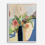 Shop Black Vase Canvas Print a floral themed painted framed canvas wall art print from The Print Emporium artwork collection - Buy Australian made fine art painting style stretched canvas prints for the home and your interior decor space, TPE-WA-77773-CA-35X46-NF