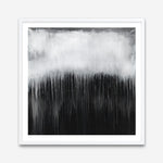 Shop Black & White Abstract I (Square) Art Print a painted abstract themed wall art print from The Print Emporium wall artwork collection - Buy Australian made fine art painting style poster and framed prints for the home and your interior decor room, TPE-888-AP