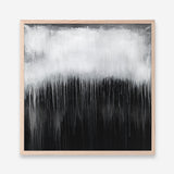 Shop Black & White Abstract I (Square) Art Print a painted abstract themed wall art print from The Print Emporium wall artwork collection - Buy Australian made fine art painting style poster and framed prints for the home and your interior decor room, TPE-888-AP