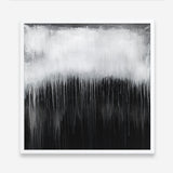 Shop Black & White Abstract I (Square) Art Print a painted abstract themed wall art print from The Print Emporium wall artwork collection - Buy Australian made fine art painting style poster and framed prints for the home and your interior decor room, TPE-888-AP
