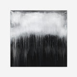 Shop Black & White Abstract I (Square) Art Print a painted abstract themed wall art print from The Print Emporium wall artwork collection - Buy Australian made fine art painting style poster and framed prints for the home and your interior decor room, TPE-888-AP