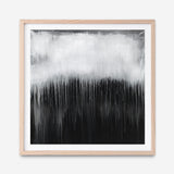 Shop Black & White Abstract I (Square) Art Print a painted abstract themed wall art print from The Print Emporium wall artwork collection - Buy Australian made fine art painting style poster and framed prints for the home and your interior decor room, TPE-888-AP