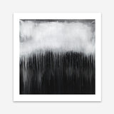 Shop Black & White Abstract I (Square) Art Print a painted abstract themed wall art print from The Print Emporium wall artwork collection - Buy Australian made fine art painting style poster and framed prints for the home and your interior decor room, TPE-888-AP