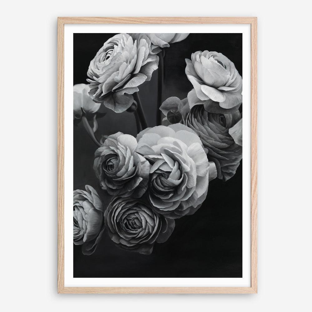 Shop Black & White Bouquet Art Print a floral themed painted wall art print from The Print Emporium wall artwork collection - Buy Australian made fine art painting style poster and framed prints for the home and your interior decor room, TPE-006-AP