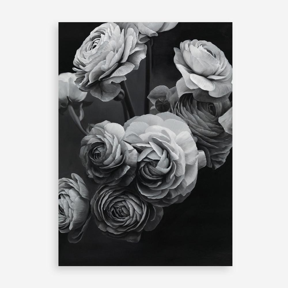 Shop Black & White Bouquet Art Print a floral themed painted wall art print from The Print Emporium wall artwork collection - Buy Australian made fine art painting style poster and framed prints for the home and your interior decor room, TPE-006-AP