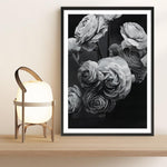 Shop Black & White Bouquet Art Print a floral themed painted wall art print from The Print Emporium wall artwork collection - Buy Australian made fine art painting style poster and framed prints for the home and your interior decor room, TPE-006-AP
