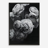 Shop Black & White Bouquet Art Print a floral themed painted wall art print from The Print Emporium wall artwork collection - Buy Australian made fine art painting style poster and framed prints for the home and your interior decor room, TPE-006-AP