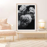 Shop Black & White Bouquet Art Print a floral themed painted wall art print from The Print Emporium wall artwork collection - Buy Australian made fine art painting style poster and framed prints for the home and your interior decor room, TPE-006-AP