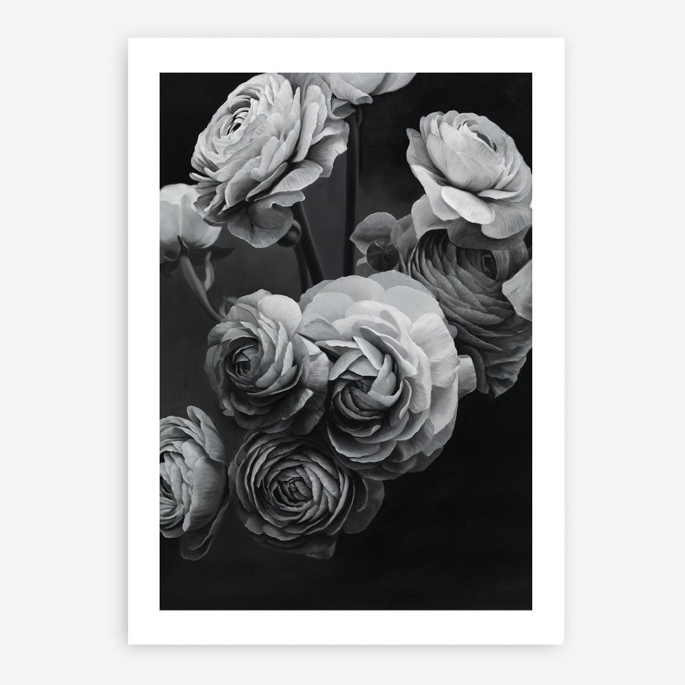 Shop Black & White Bouquet Art Print a floral themed painted wall art print from The Print Emporium wall artwork collection - Buy Australian made fine art painting style poster and framed prints for the home and your interior decor room, TPE-006-AP