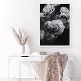 Shop Black & White Bouquet Art Print a floral themed painted wall art print from The Print Emporium wall artwork collection - Buy Australian made fine art painting style poster and framed prints for the home and your interior decor room, TPE-006-AP
