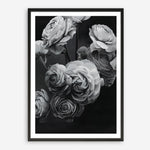 Shop Black & White Bouquet Art Print a floral themed painted wall art print from The Print Emporium wall artwork collection - Buy Australian made fine art painting style poster and framed prints for the home and your interior decor room, TPE-006-AP