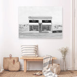 Black & White Marfa Canvas Print