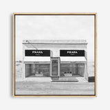 Shop Black & White Marfa (Square) Canvas Print abstract painted design wall artwork prints by The Print Emporium buy Australian made fine art poster and framed canvas wall decor prints for the home and add some interior inspiration for your bedroom living room dining room or home officeTPE-471-CA-40X40-NF