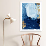 Shop Blackend I Art Print a painted abstract themed wall art print from The Print Emporium wall artwork collection - Buy Australian made fine art painting style poster and framed prints for the home and your interior decor room, TPE-PC-WZ085-AP