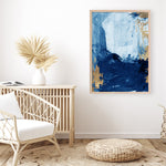 Shop Blackend I Art Print a painted abstract themed wall art print from The Print Emporium wall artwork collection - Buy Australian made fine art painting style poster and framed prints for the home and your interior decor room, TPE-PC-WZ085-AP