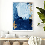 Shop Blackend I Art Print a painted abstract themed wall art print from The Print Emporium wall artwork collection - Buy Australian made fine art painting style poster and framed prints for the home and your interior decor room, TPE-PC-WZ085-AP