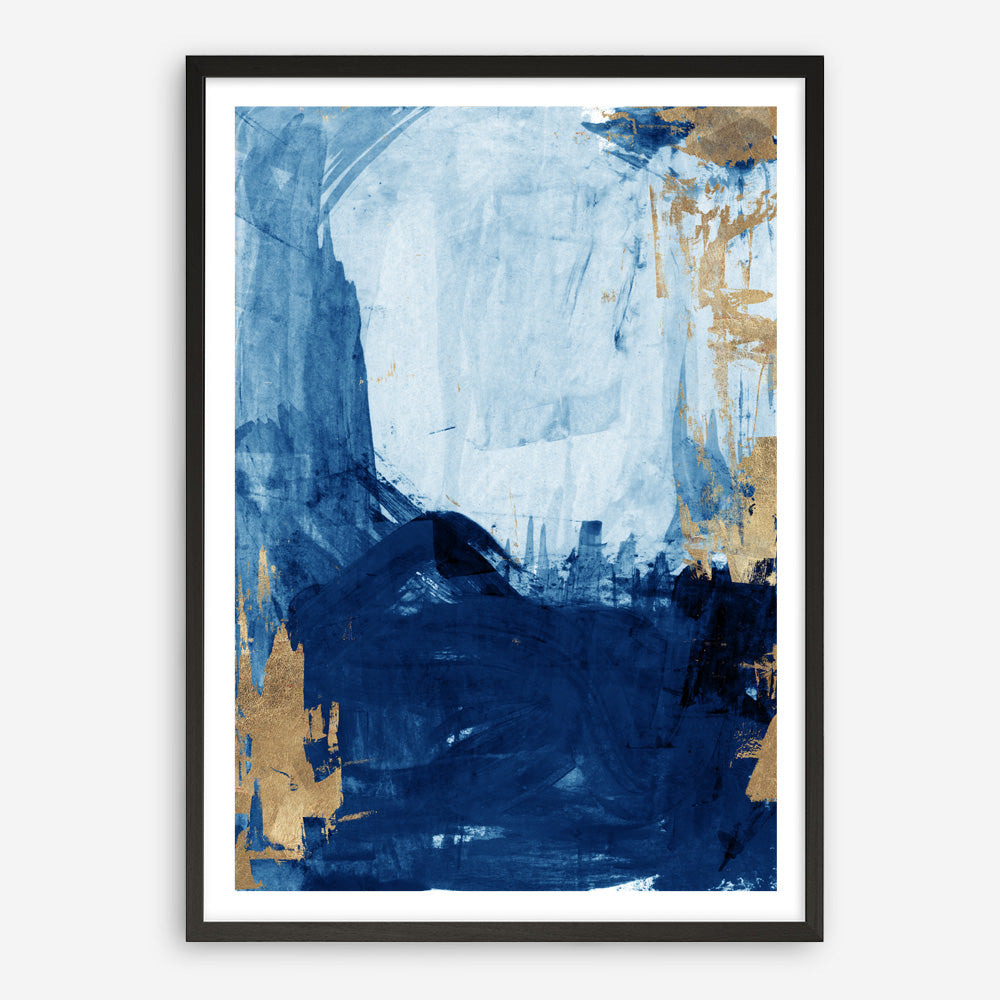 Shop Blackend I Art Print a painted abstract themed wall art print from The Print Emporium wall artwork collection - Buy Australian made fine art painting style poster and framed prints for the home and your interior decor room, TPE-PC-WZ085-AP