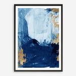Shop Blackend I Art Print a painted abstract themed wall art print from The Print Emporium wall artwork collection - Buy Australian made fine art painting style poster and framed prints for the home and your interior decor room, TPE-PC-WZ085-AP