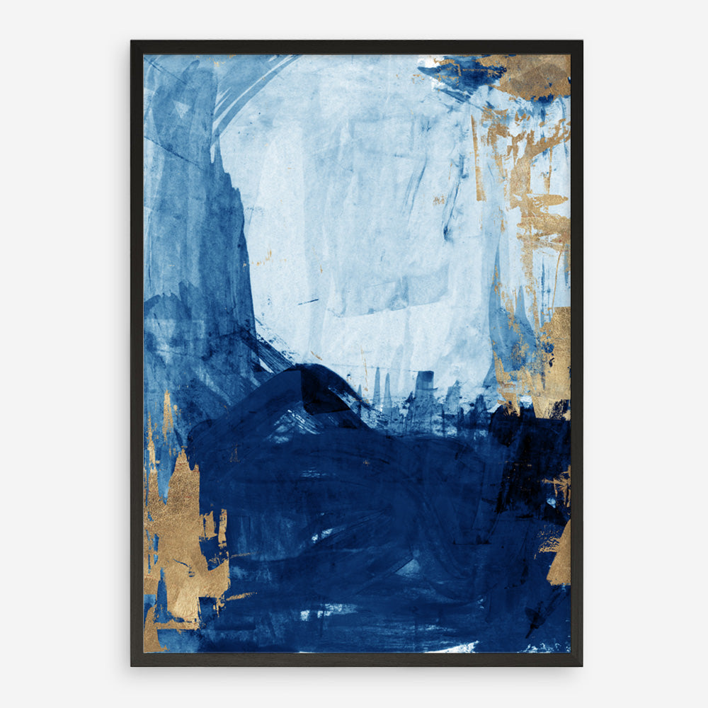 Shop Blackend I Art Print a painted abstract themed wall art print from The Print Emporium wall artwork collection - Buy Australian made fine art painting style poster and framed prints for the home and your interior decor room, TPE-PC-WZ085-AP