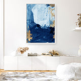 Shop Blackend I Canvas Print a painted abstract themed framed canvas wall art print from The Print Emporium artwork collection - Buy Australian made fine art painting style stretched canvas prints for the home and your interior decor space, TPE-PC-WZ085-CA-35X46-NF