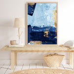 Shop Blackend II Art Print a painted abstract themed wall art print from The Print Emporium wall artwork collection - Buy Australian made fine art painting style poster and framed prints for the home and your interior decor room, TPE-PC-WZ086-AP