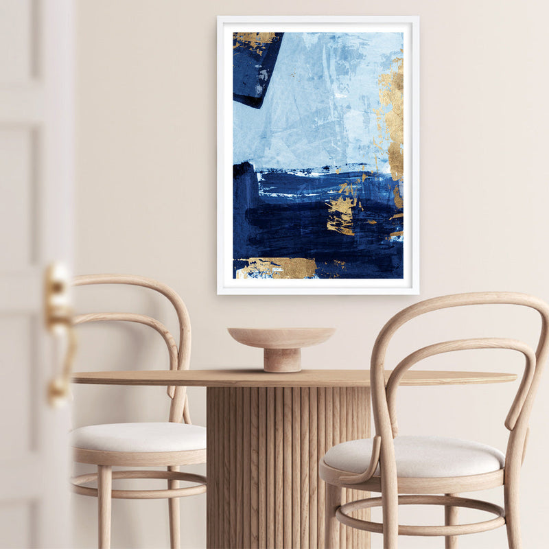 Shop Blackend II Art Print a painted abstract themed wall art print from The Print Emporium wall artwork collection - Buy Australian made fine art painting style poster and framed prints for the home and your interior decor room, TPE-PC-WZ086-AP