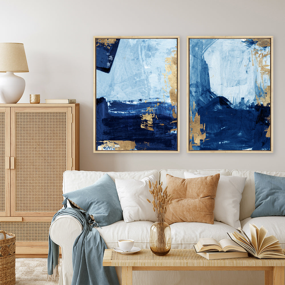 Shop Blackend II Canvas Print a painted abstract themed framed canvas wall art print from The Print Emporium artwork collection - Buy Australian made fine art painting style stretched canvas prints for the home and your interior decor space, TPE-PC-WZ086-CA-35X46-NF