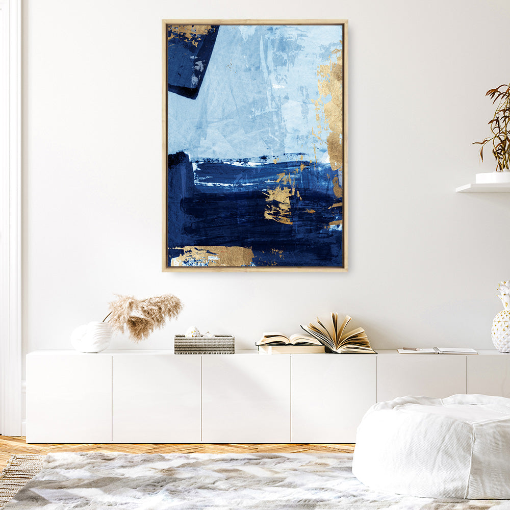 Shop Blackend II Canvas Print a painted abstract themed framed canvas wall art print from The Print Emporium artwork collection - Buy Australian made fine art painting style stretched canvas prints for the home and your interior decor space, TPE-PC-WZ086-CA-35X46-NF