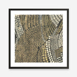 Shop Bleaching Gold I (Square) Art Print a painted abstract themed wall art print from The Print Emporium wall artwork collection - Buy Australian made fine art painting style poster and framed prints for the home and your interior decor room, TPE-PC-PW625-AP