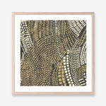 Shop Bleaching Gold I (Square) Art Print a painted abstract themed wall art print from The Print Emporium wall artwork collection - Buy Australian made fine art painting style poster and framed prints for the home and your interior decor room, TPE-PC-PW625-AP