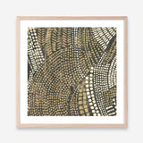Shop Bleaching Gold I (Square) Art Print a painted abstract themed wall art print from The Print Emporium wall artwork collection - Buy Australian made fine art painting style poster and framed prints for the home and your interior decor room, TPE-PC-PW625-AP