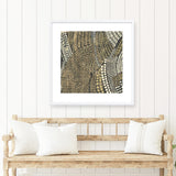 Shop Bleaching Gold I (Square) Art Print a painted abstract themed wall art print from The Print Emporium wall artwork collection - Buy Australian made fine art painting style poster and framed prints for the home and your interior decor room, TPE-PC-PW625-AP