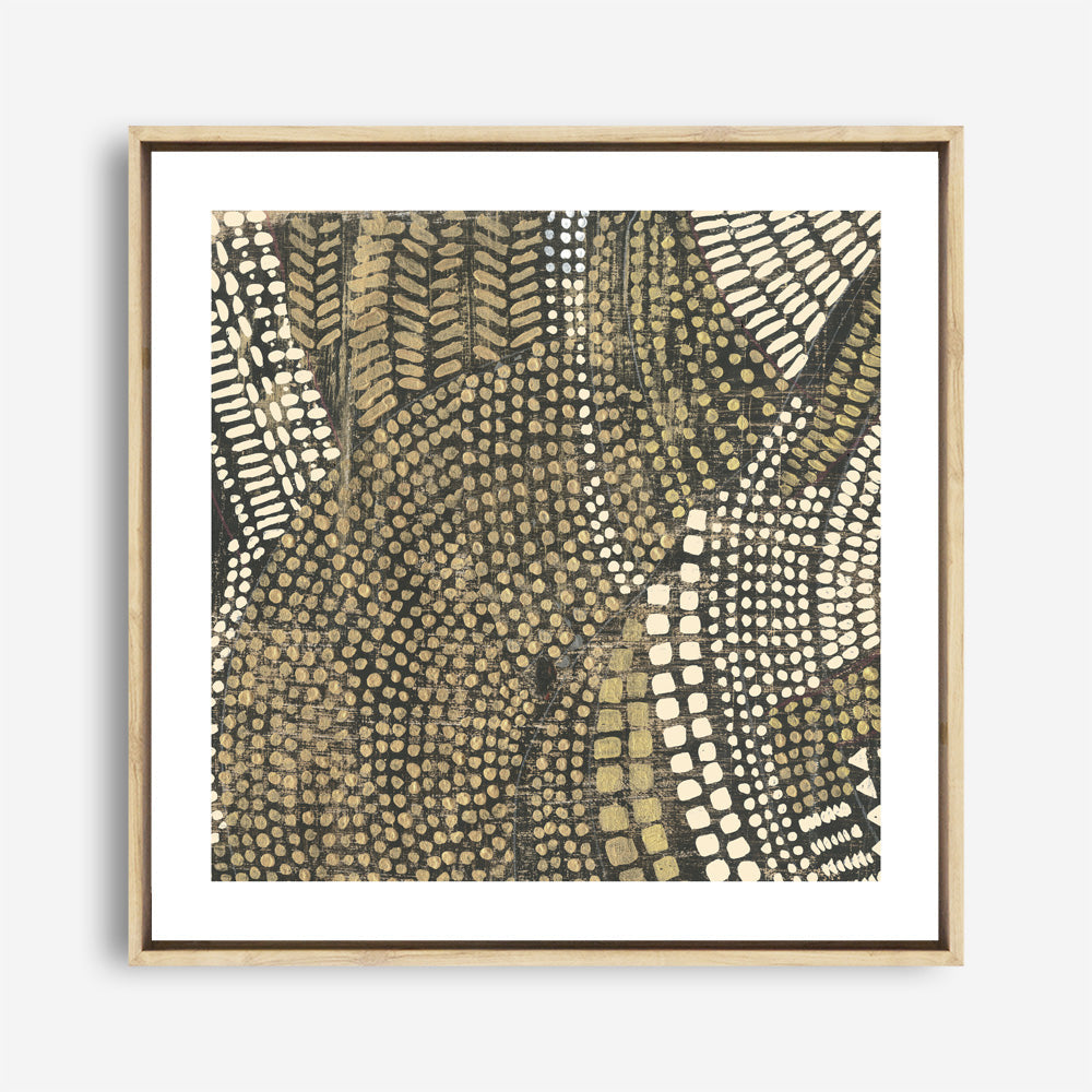 Shop Bleaching Gold I (Square) Canvas Print a painted abstract themed framed canvas wall art print from The Print Emporium artwork collection - Buy Australian made fine art painting style stretched canvas prints for the home and your interior decor space, TPE-PC-PW625-CA-40X40-NF