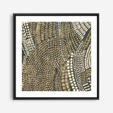 Shop Bleaching Gold I (Square) Canvas Print a painted abstract themed framed canvas wall art print from The Print Emporium artwork collection - Buy Australian made fine art painting style stretched canvas prints for the home and your interior decor space, TPE-PC-PW625-CA-40X40-NF