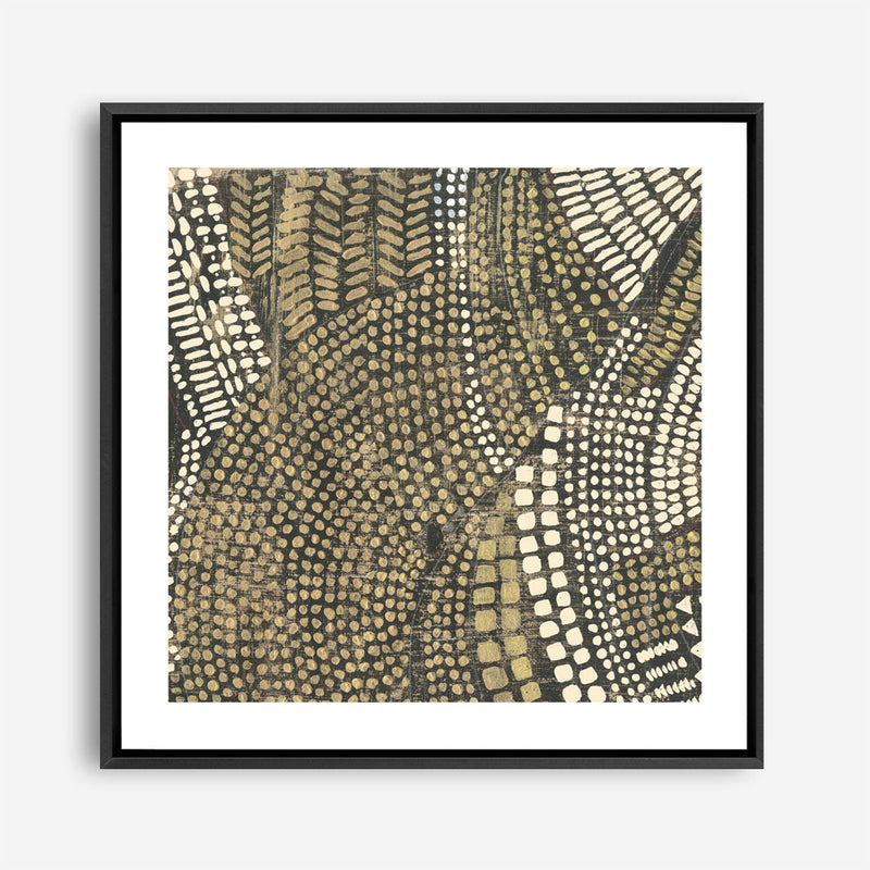 Shop Bleaching Gold I (Square) Canvas Print a painted abstract themed framed canvas wall art print from The Print Emporium artwork collection - Buy Australian made fine art painting style stretched canvas prints for the home and your interior decor space, TPE-PC-PW625-CA-40X40-NF