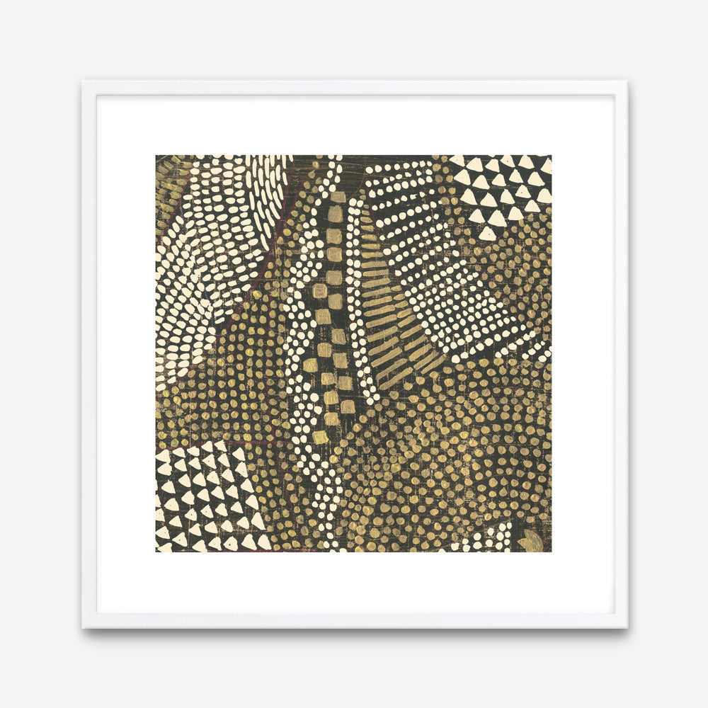 Shop Bleaching Gold II (Square) Art Print a painted abstract themed wall art print from The Print Emporium wall artwork collection - Buy Australian made fine art painting style poster and framed prints for the home and your interior decor room, TPE-PC-PW626-AP