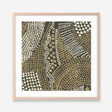 Shop Bleaching Gold II (Square) Art Print a painted abstract themed wall art print from The Print Emporium wall artwork collection - Buy Australian made fine art painting style poster and framed prints for the home and your interior decor room, TPE-PC-PW626-AP