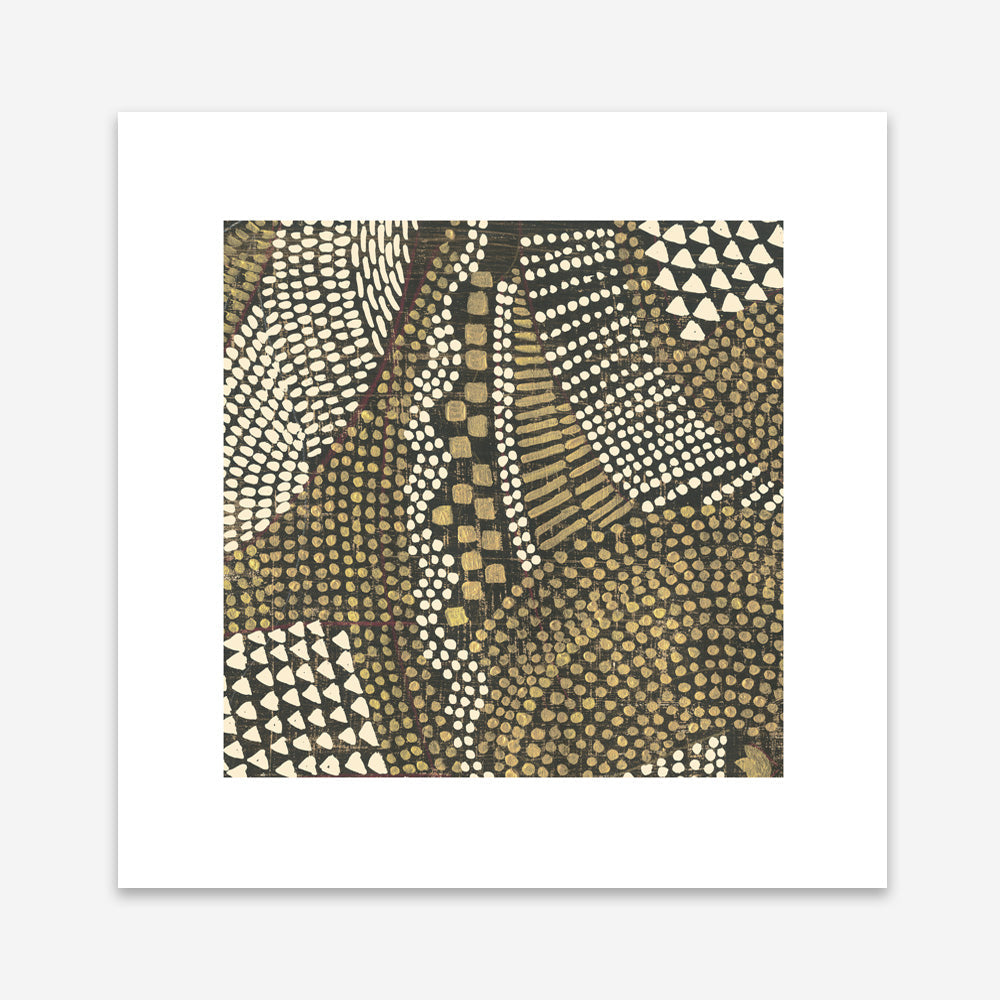 Shop Bleaching Gold II (Square) Art Print a painted abstract themed wall art print from The Print Emporium wall artwork collection - Buy Australian made fine art painting style poster and framed prints for the home and your interior decor room, TPE-PC-PW626-AP